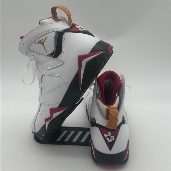 Air Jordan 7 Retro Cardinal Red White Black Men Size 11 CU9307-106 EUC main image 4
